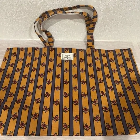 Sezane floral tote bag - Picture 1 of 4